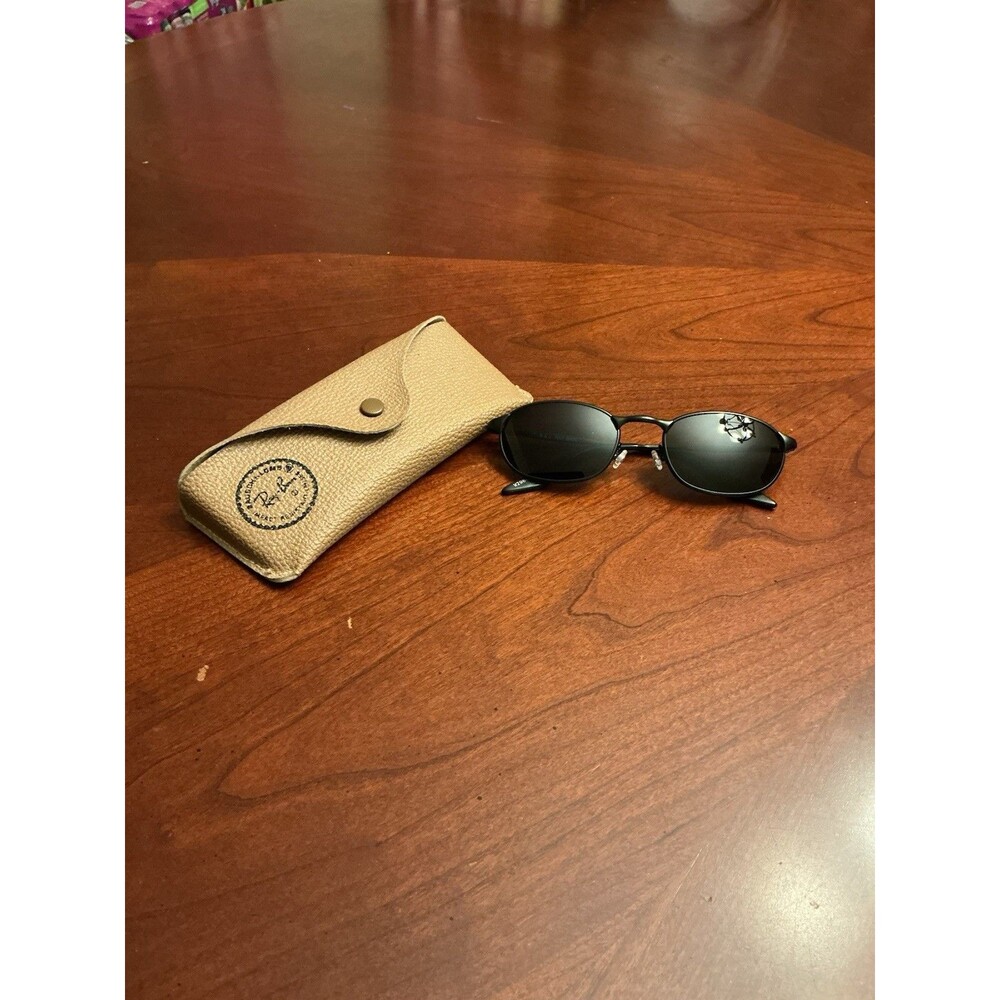 Vintage B&L Ray-Ban W2964 Hi-Street Black Oval Glasses w/ Fresh Lenses & Case 27